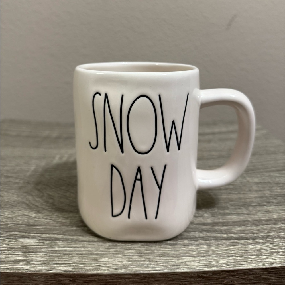 Rae Dunn White 'Snow Day' Mug